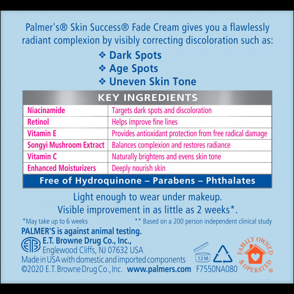 Palmer's Skin Success Anti-Dark Spot Fade Cream For All Skin Types