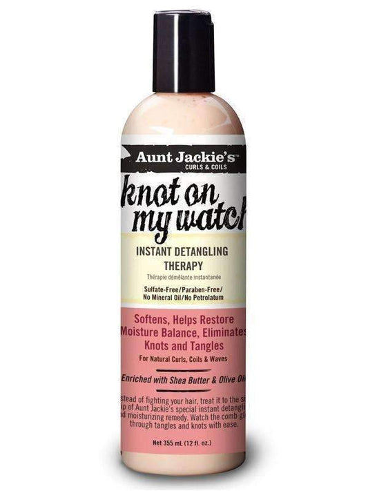 Aunt Jackie's Curls & Coils "Knot On My Watch" Instant Detangling Therapy 12oz - Beautiful Black Hair