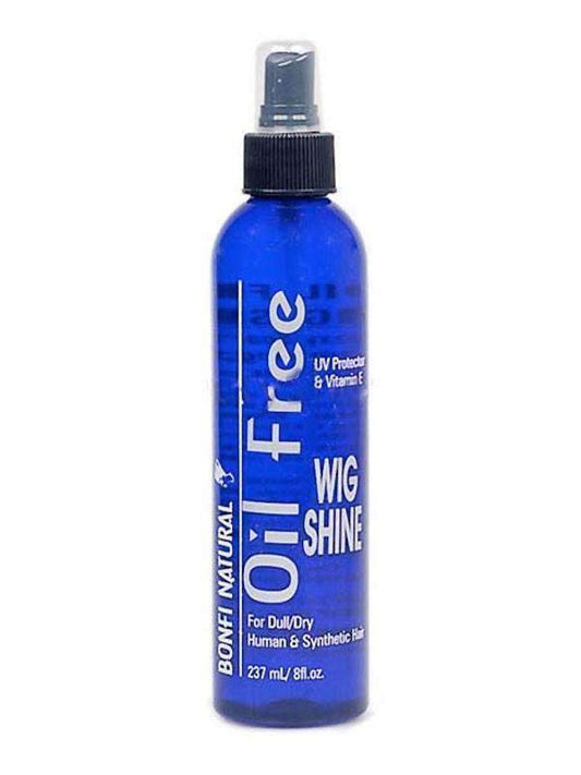 Bonfi Natural Oil Free Wig Shine 8oz - Beautiful Black Hair