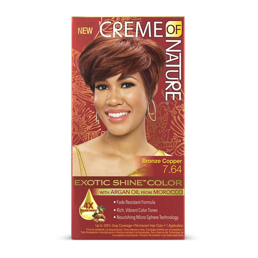 Creme Of Nature Exotic Shine Color - # 7.64 Bronze Copper