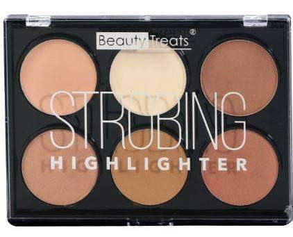 Beauty Treats Strobing Highlighter Palette - Dark - Beautiful Black Hair
