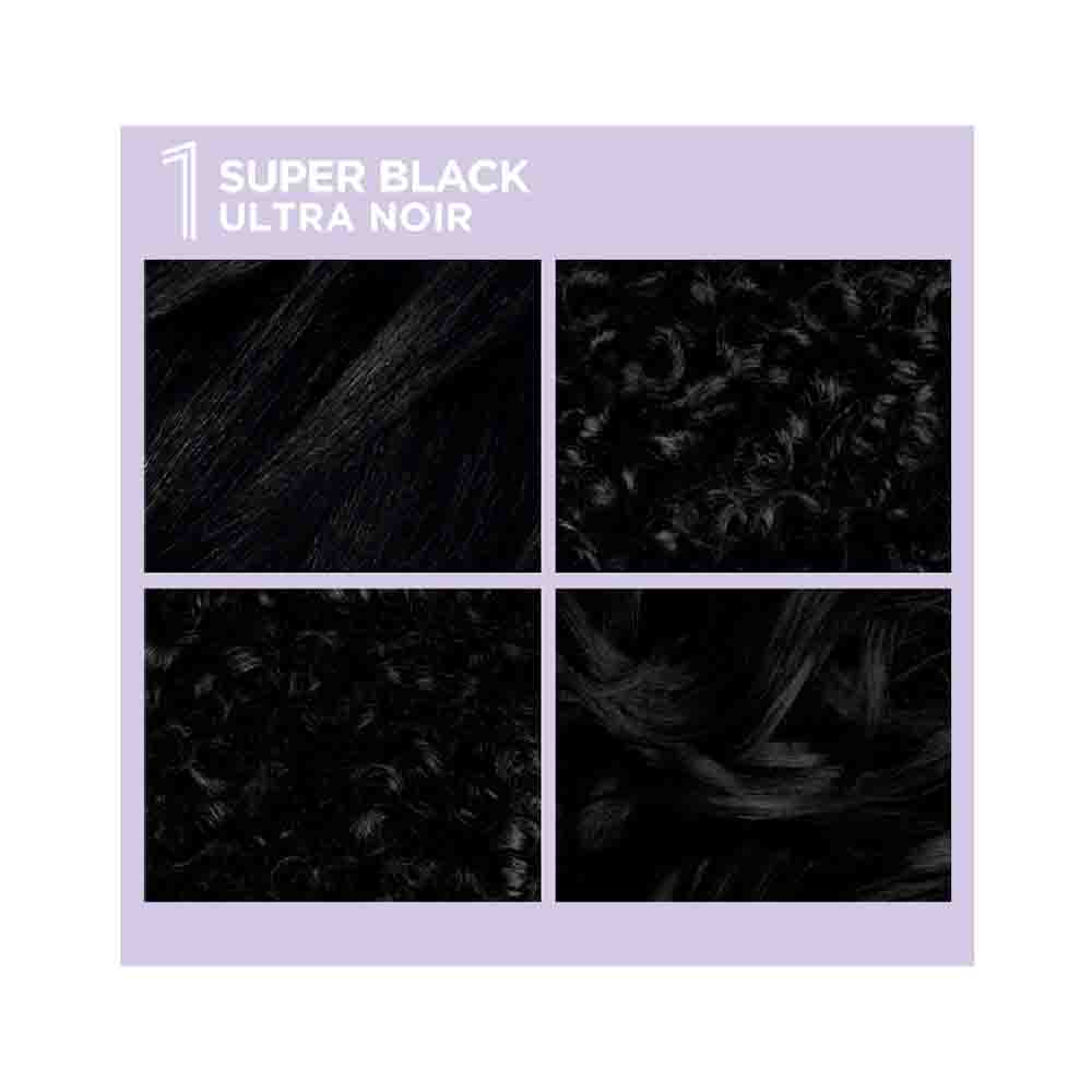 Dark & Lovely Go Intense Ultra Vibrant Hair Color - 1 Super Black