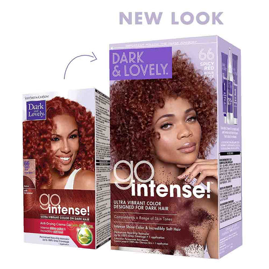 Dark & Lovely Go Intense Ultra Vibrant Hair Color - 66 Spicy Red