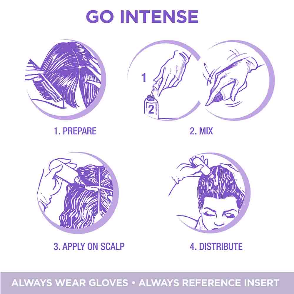 Dark & Lovely Go Intense Ultra Vibrant Hair Color - 66 Spicy Red