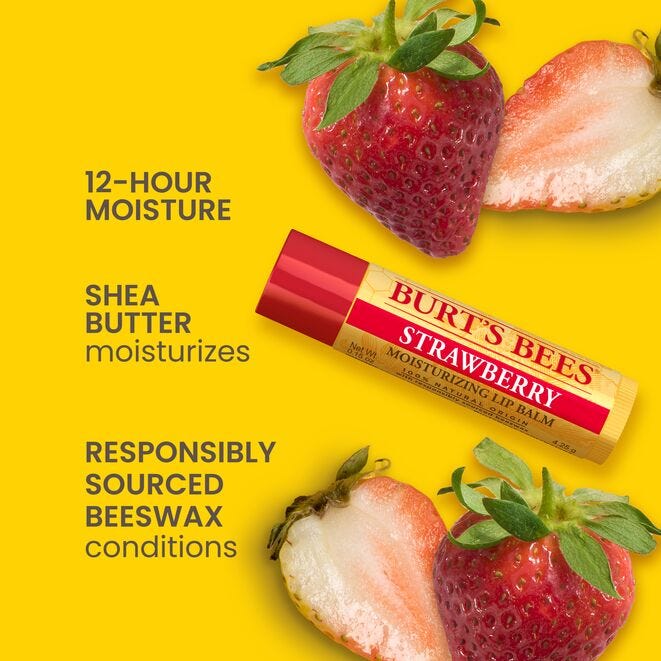 Burt's Bees Strawberry Lip Balm