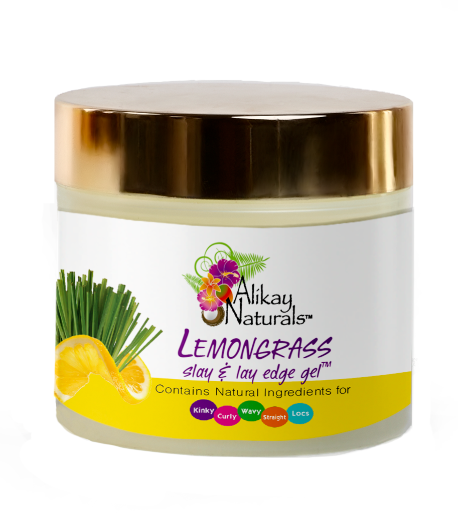 Alikay Lemongrass Sleek and Lay Edge Gel 4oz - Beautiful Black Hair
