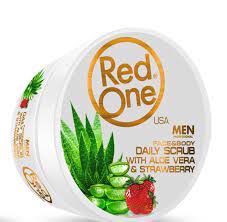 Red One Face & Body Daily Scrub - Aloe & Strawberry