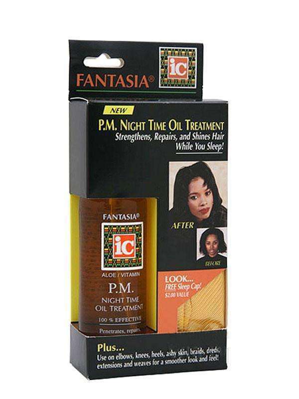 Fantasia IC P.M. Night Time Oil Treatment Spray 4oz - Beautiful Black Hair