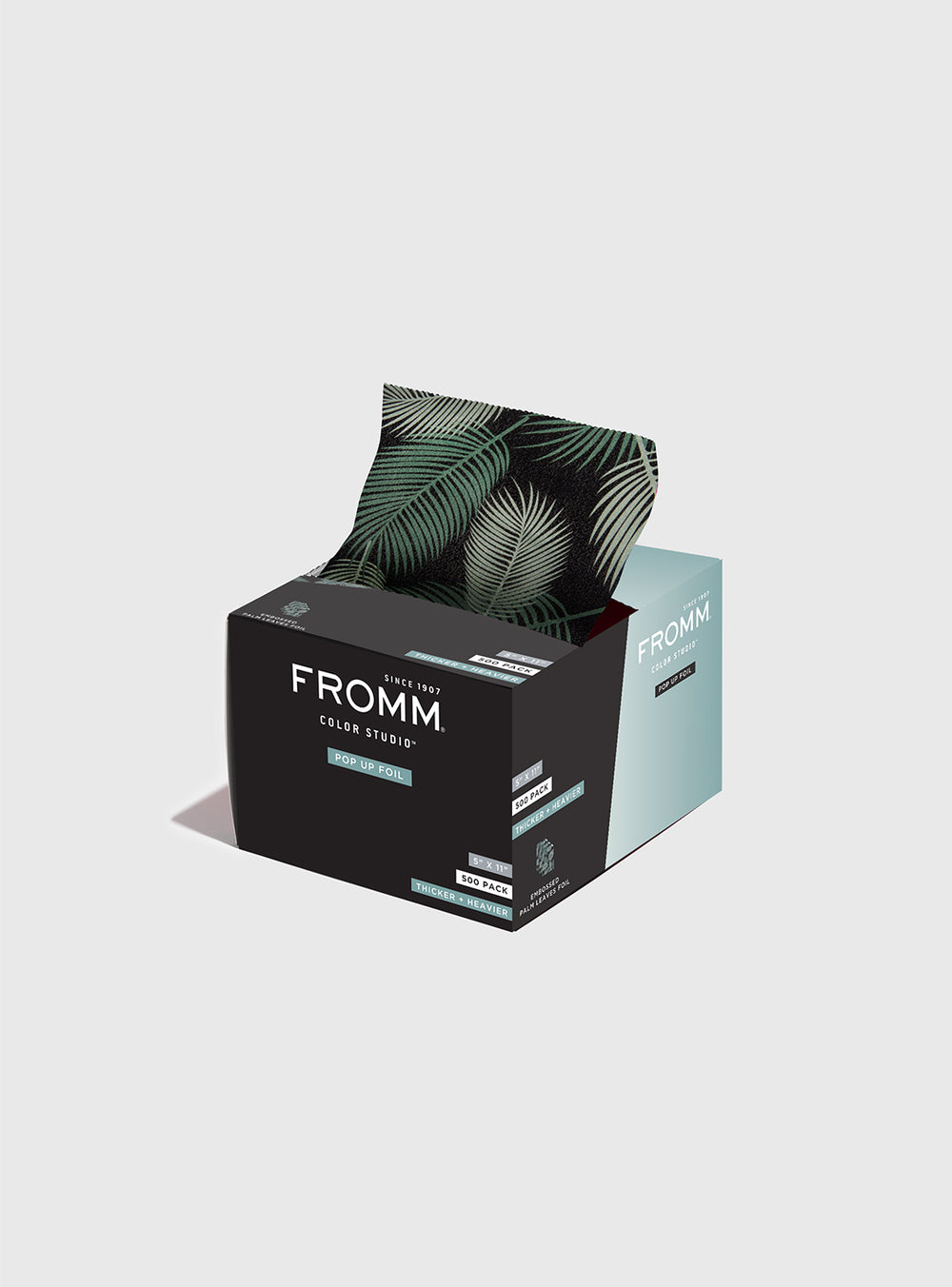 FROMM 5X11" Embossed Pop Up Foil Palms Print - 500 Pack