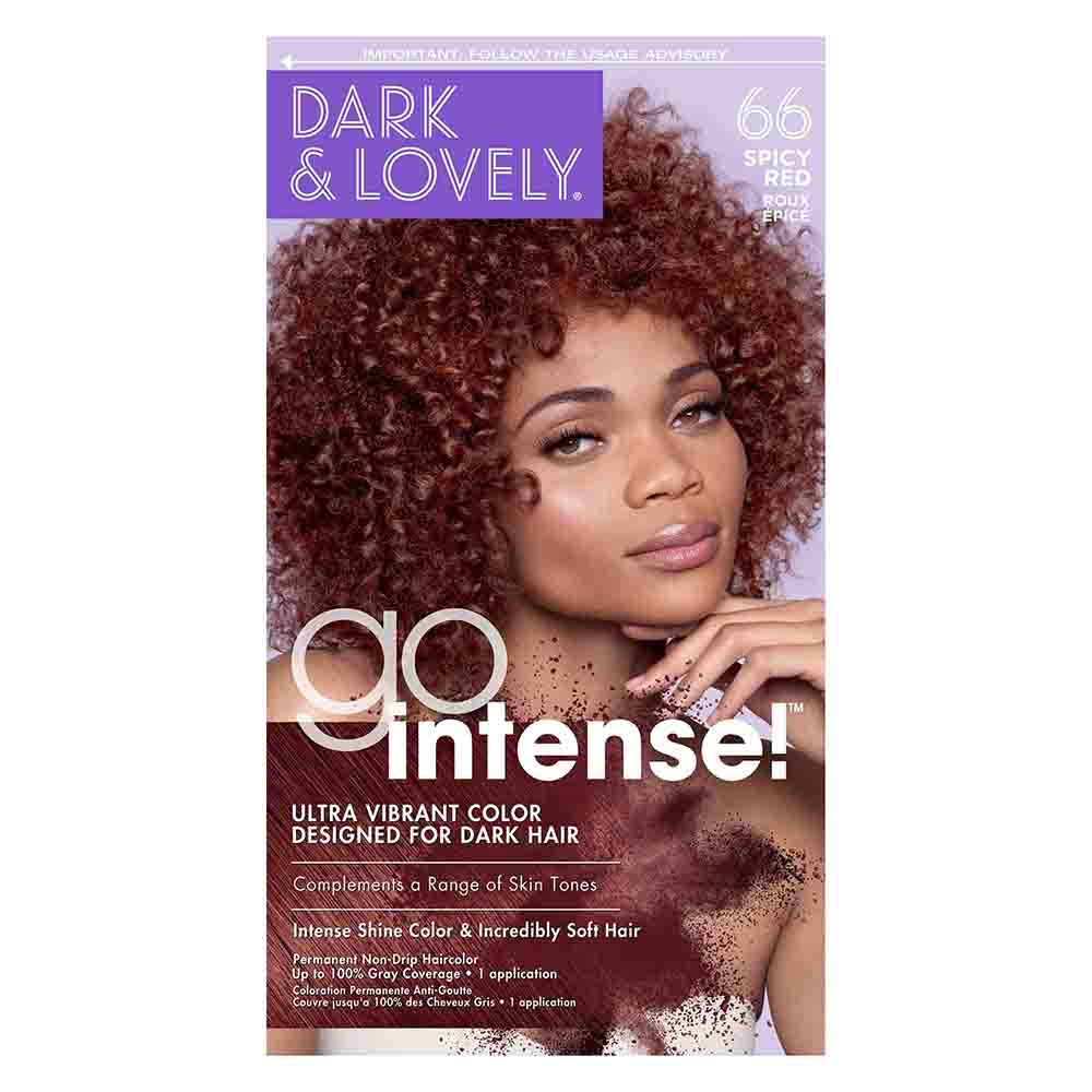 Dark & Lovely Go Intense Ultra Vibrant Hair Color - 66 Spicy Red