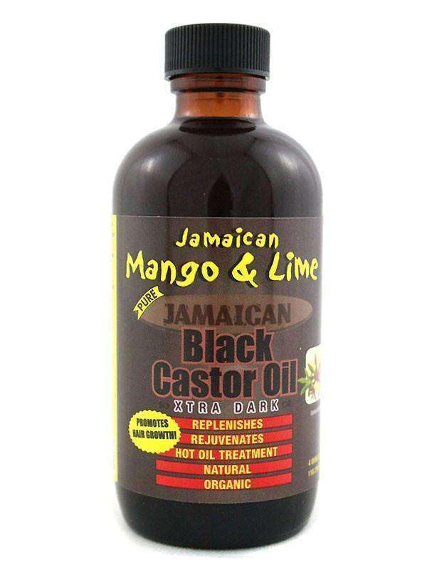 Jamaican Mango & Lime Black Castor Oil - Extra Dark 4oz - Beautiful Black Hair