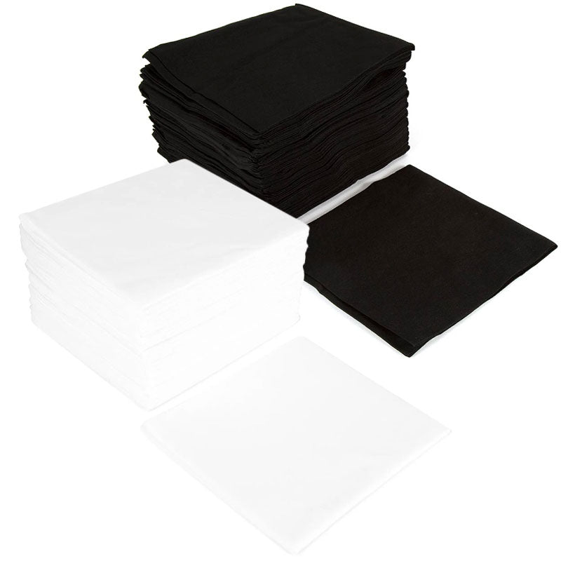 Babyliss Pro Disposable Towel - Black & White - Dollar Deals