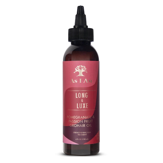 As I Am Long & Luxe Pomegranate & Passion GroHair Oil - Beautiful Black Hair