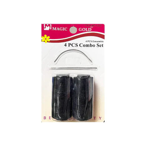 Magic Gold 4PCS Combo Set #1237 - Beautiful Black Hair