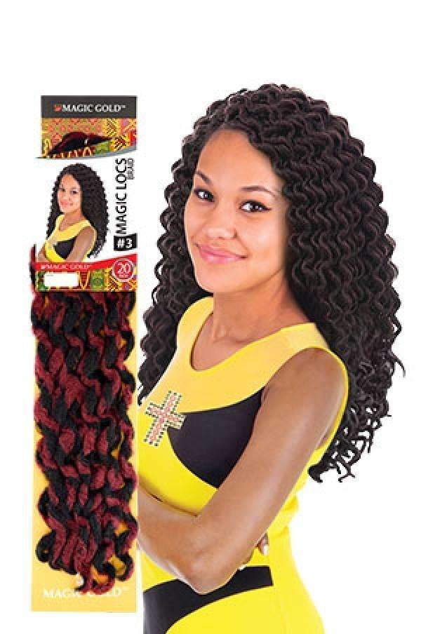 Magic Gold Magic Locs #3 20" - Beautiful Black Hair
