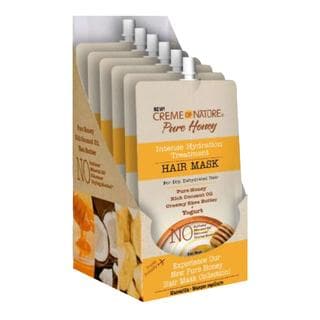 Creme Of Nature Pure Honey Hair Mask Pouch - Yogurt - Beautiful Black Hair
