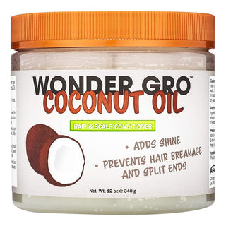 Wonder Gro Coconut Oil Hair and Scalp Conditioner - Beautiful Black Hair