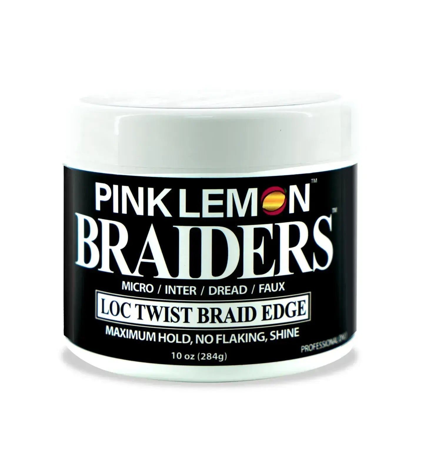 Pink Lemon Braiders Loc Twist Braid Edge Gel 10oz