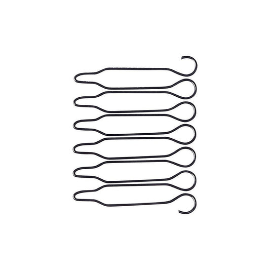 2pc Spring Wig Comb Black