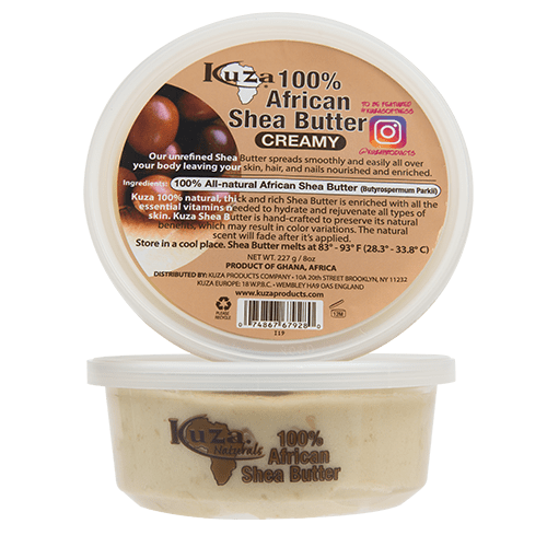 Kuza 100% Pure African Shea Butter White Creamy - 8oz