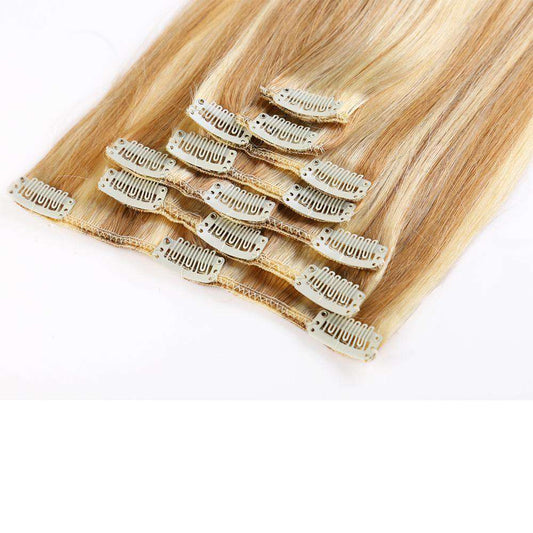 Just Like Human Hair 7pc Clip On Hair Extensions