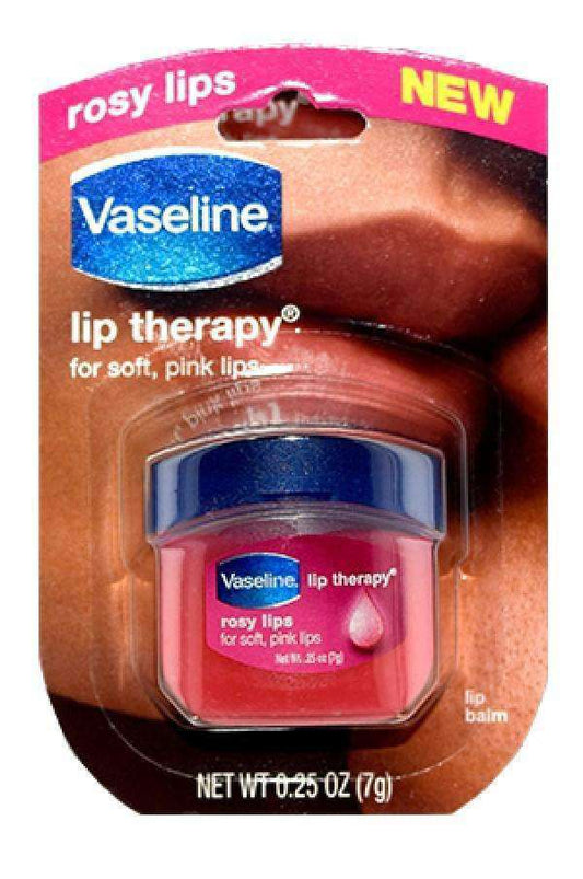 Vaseline Lip Therapy Jar Rosy Lips - Beautiful Black Hair