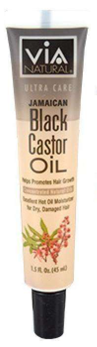 Via Natural Jamaican Black Castor Hot Oil Treatment - Beautiful Black Hair