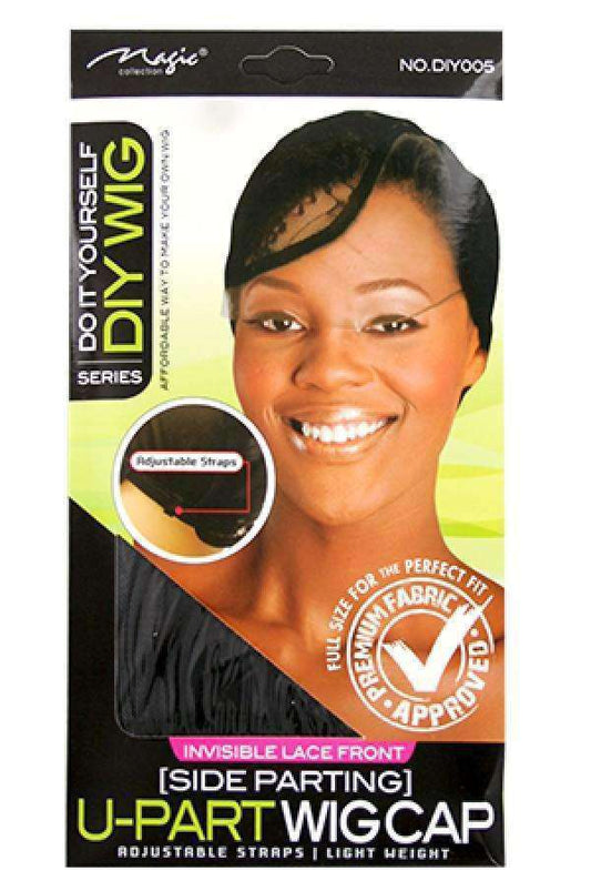 Magic Collection DIY Series Lace Front Side Parting U-Part Wig Cap DIY005 - Beautiful Black Hair