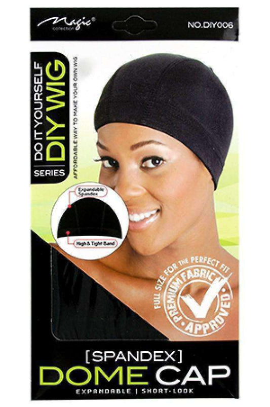 Magic Collection DIY Series Spandex Dome Cap DIY006 - Beautiful Black Hair