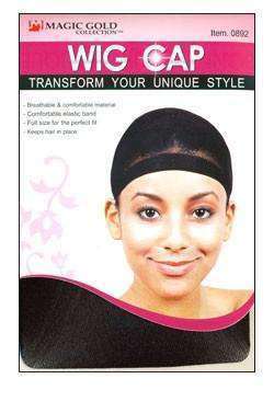 Magic Gold Wig Cap - Beautiful Black Hair