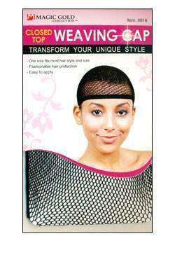 Magic Gold Closed Top Weaving Cap - Beautiful Black Hair