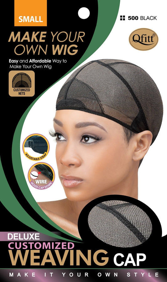 Qfitt Deluxe Customized Weaving Cap #501 Black