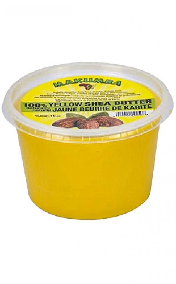 Makumba 100% Yellow Shea Butter 16oz