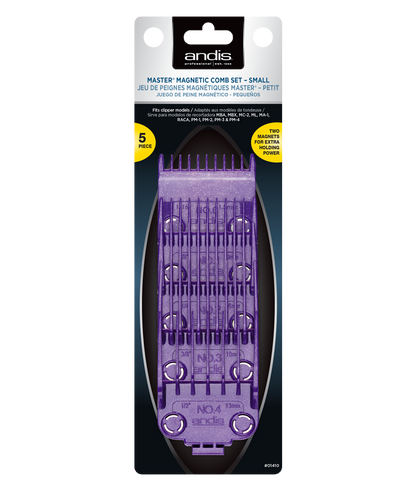 Andis Master Small Dual Magnet 5-Comb Set