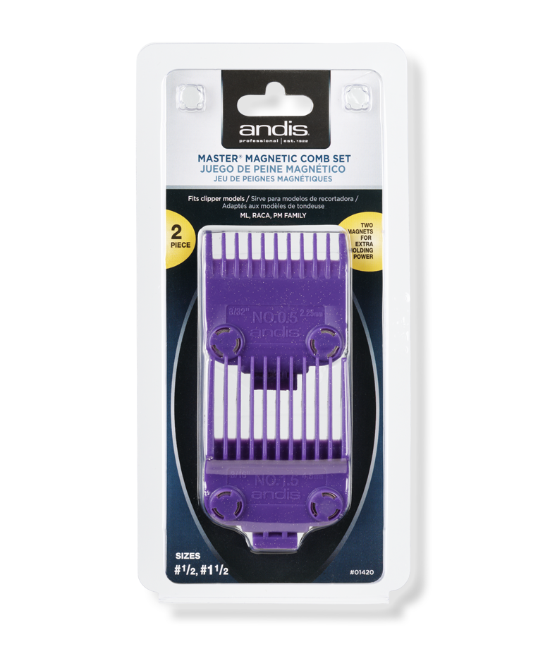 Andis Master Magnetic Comb Set Dual Pack