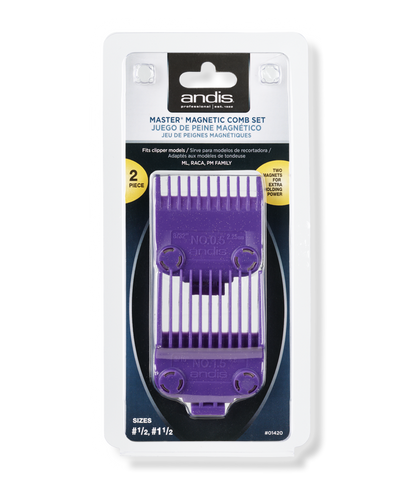 Andis Master Magnetic Comb Set Dual Pack