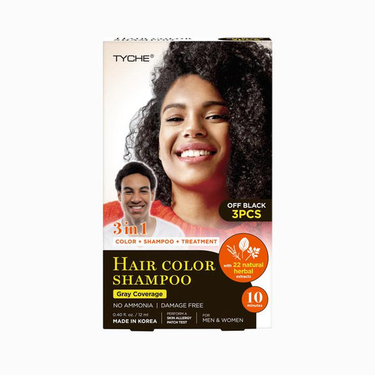 Nicka K Tyche Magic Hair Color Shampoo - Off Black - Beautiful Black Hair