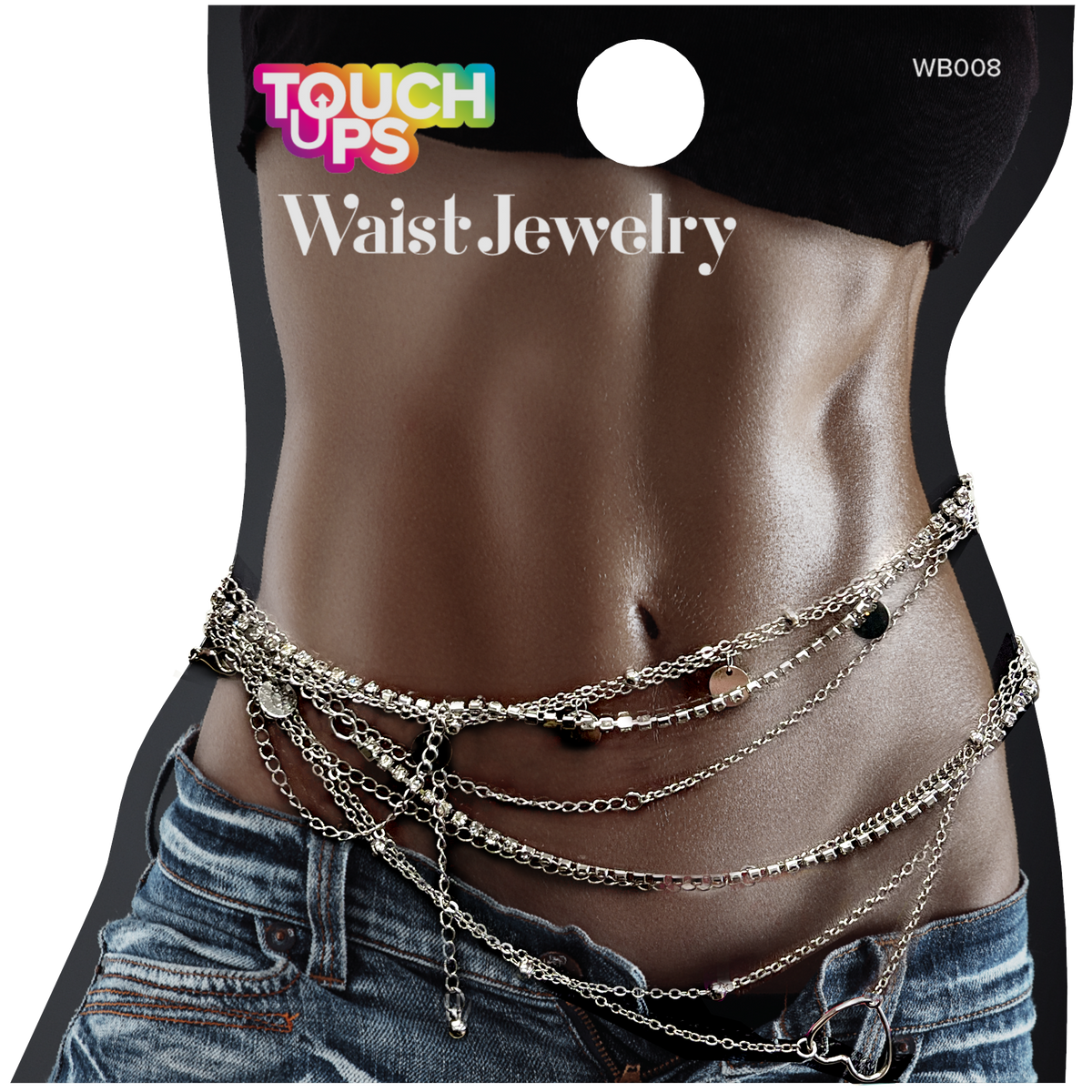 Touch Down Waist Beads - Hearts