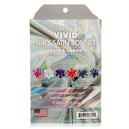 Ms. Remi Silky Satin Vivid Bonnet Extra Large Assorted #3691