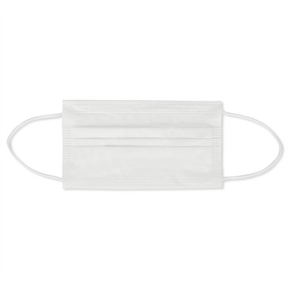 Annie Kids Sterile Face Masks with Elastic Earloops - White #3765