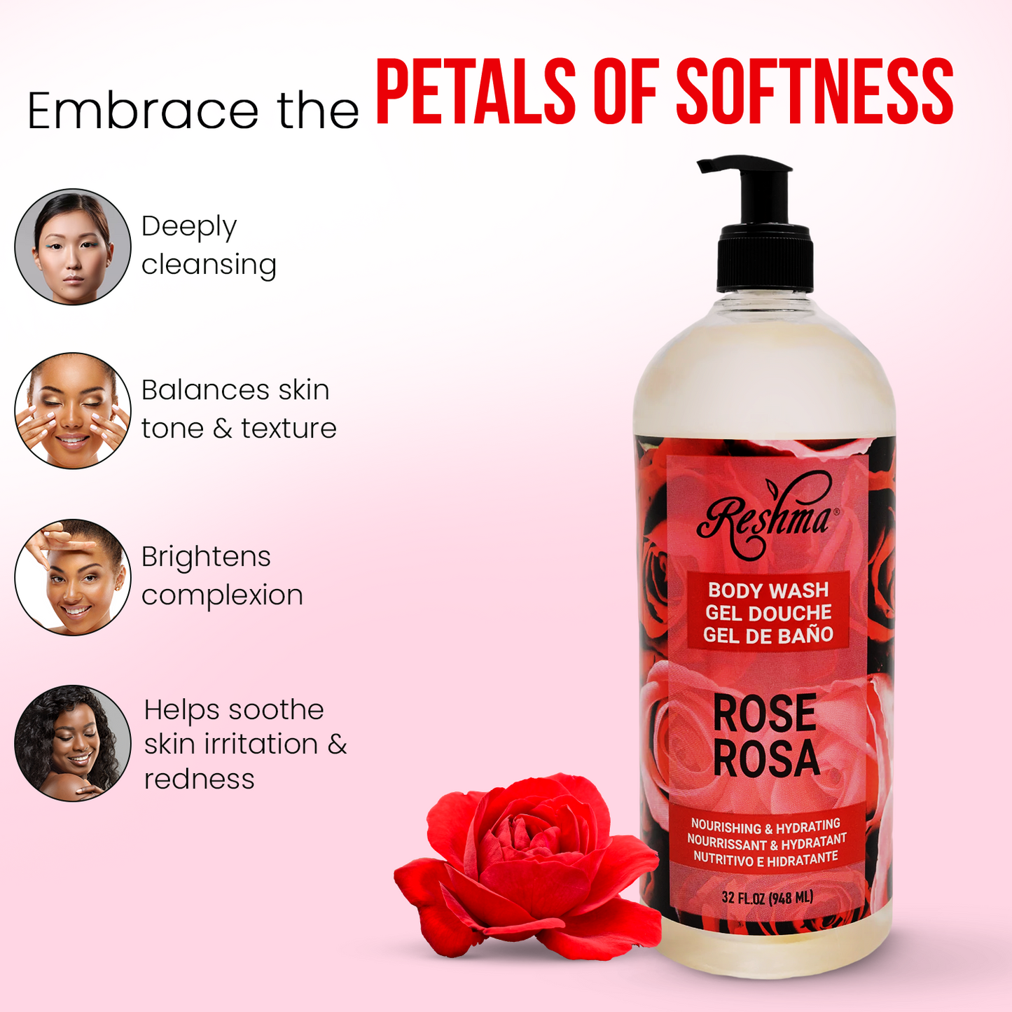 Reshma Body Wash - Rose