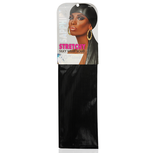 Ms. Remi Sapphire Stretchy Silky Wrap Scarf #4523