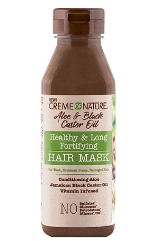 Creme Of Nature Aloe & Black Castor Oil Healthy & Long Fortifying Hair Mask