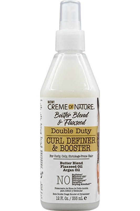 Creme Of Nature Butter Blend & Flaxseed Double Duty Curl Definer & Booster