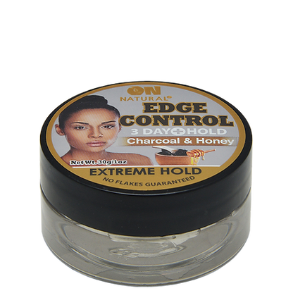 ON Natural 3 Day+ Hold Edge Control Extreme Hold - Charcoal & Honey