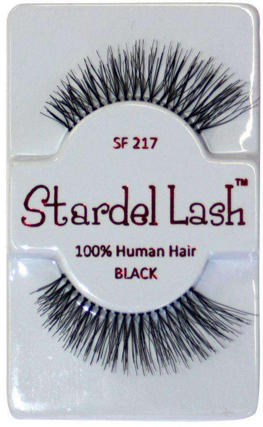 Stardel Lash 100% Human Hair Lashes - SF 217 Black - Beautiful Black Hair