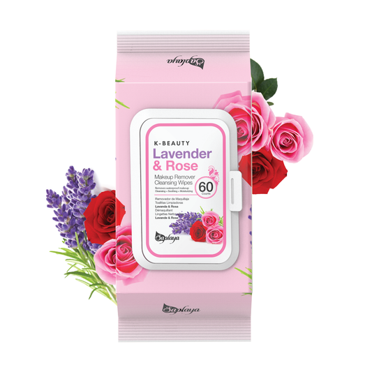 Saplaya Makeup Remover Cleansing Wipes - Lavender & Rose