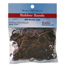 Eden Rubber Bands Brown 300pcs - Dollar Deals