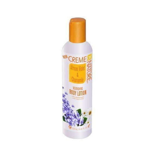 Creme Of Nature African Violet & Chamomile Body Lotion - Beautiful Black Hair