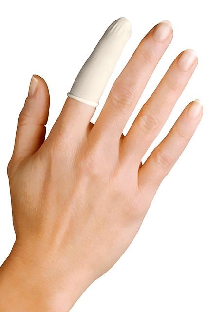 Silkline Non-Powdered Latex Finger Cot